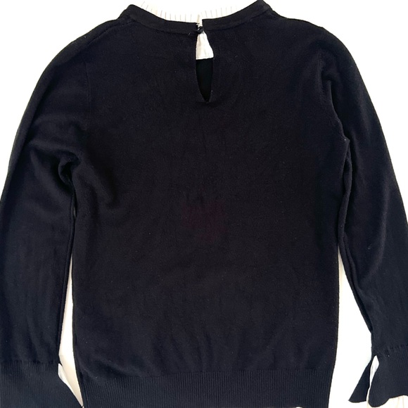 VILA MILANO SWEATER with White Trim Size Medium - Picture 6 of 8